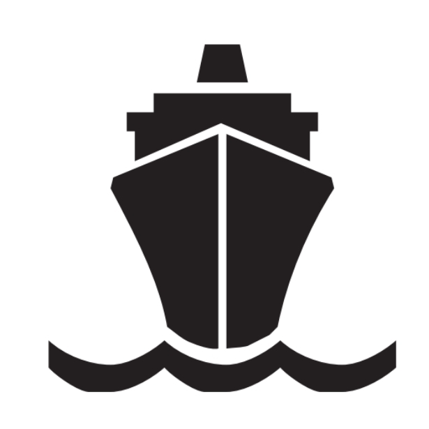 Harbour. A harbour or port is located in this direction — heavy vehicle and pedestrian traffic likely.