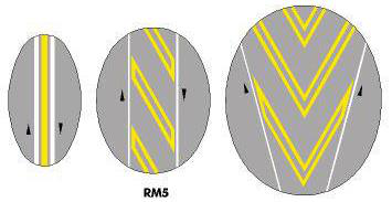Painted island. You must not stop, park, or drive over this painted area unless an emergency or an officer's order makes it necessary.