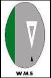 Yield line. This marking shows where you should slow down and give right of way before entering the road ahead.